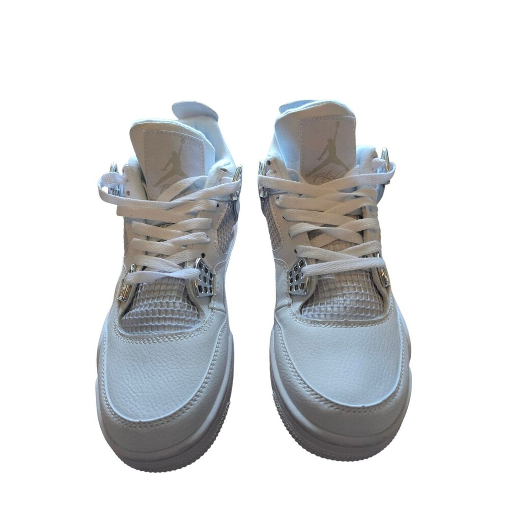 Air Jordan 4 Retro Pure Money White Men Size 8.5/ Women Size 10 (New W/O Box)